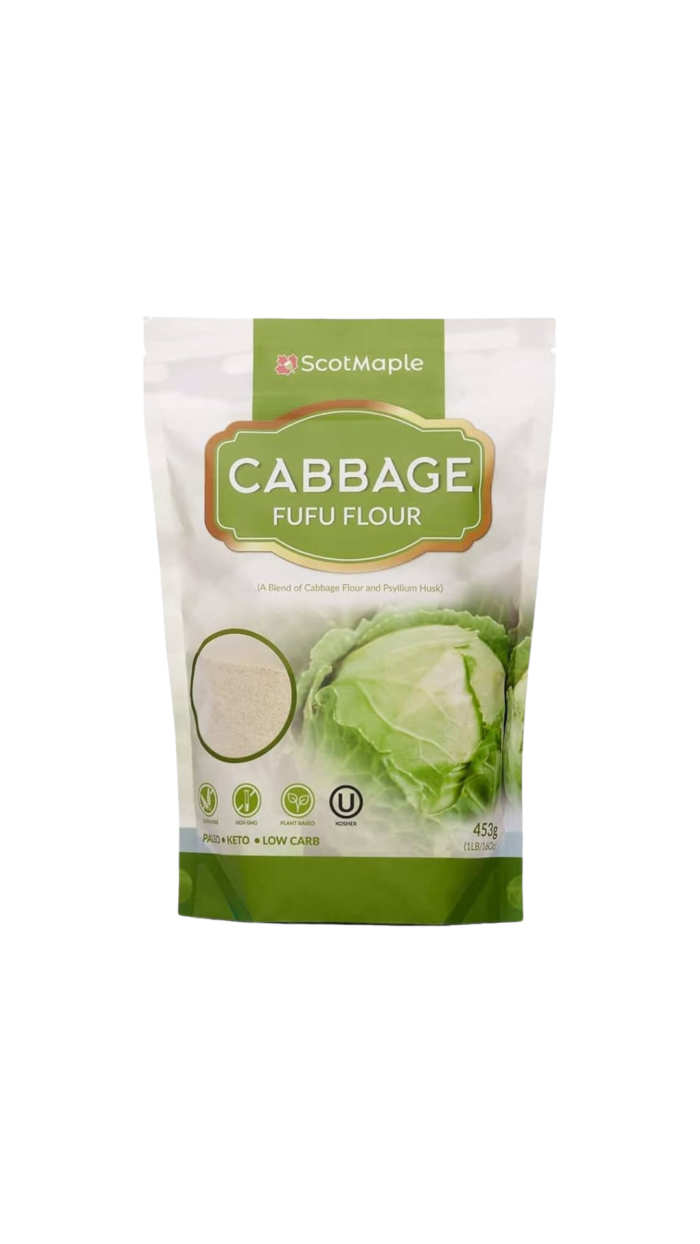 Cabbage Fufu flour